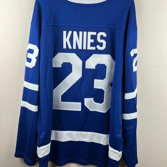 Toronto Maple Leafs Matthew Knies #23 Fanatics Breakaway Jersey Size XL Blue NHL - Picture 2 of 8